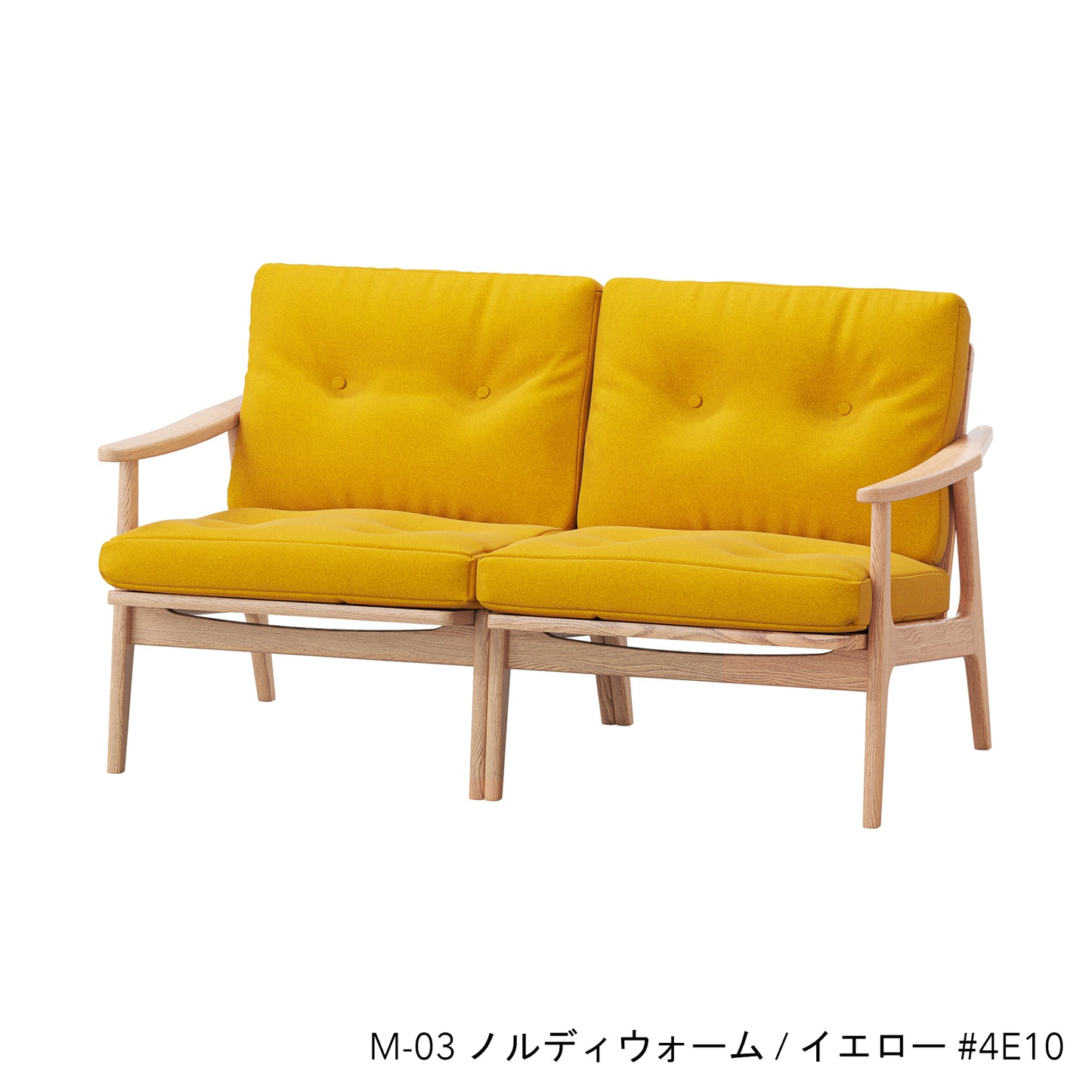 オークフレームチェア | ワイド 2シーター