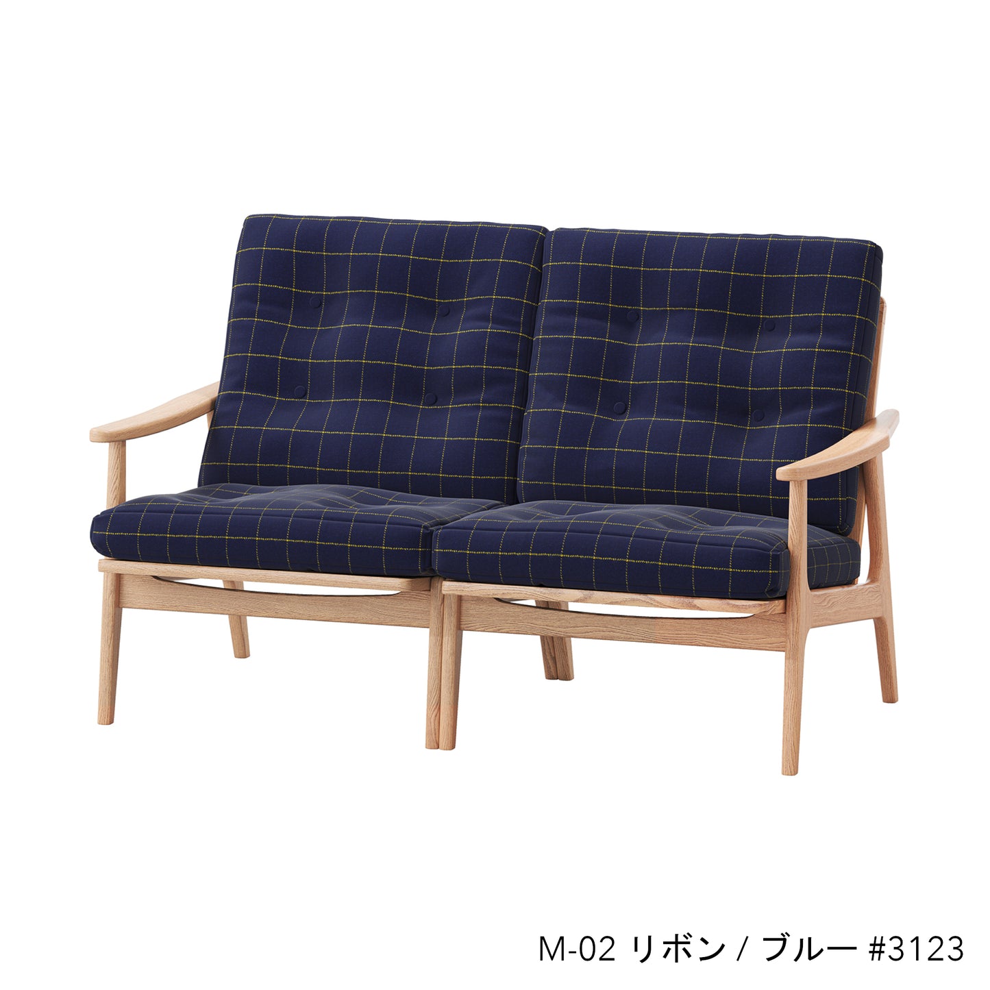オークフレームチェア | ワイド ハイバック 2シーター