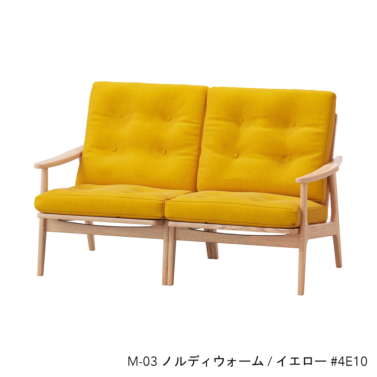 オークフレームチェア | ワイド ハイバック 2シーター