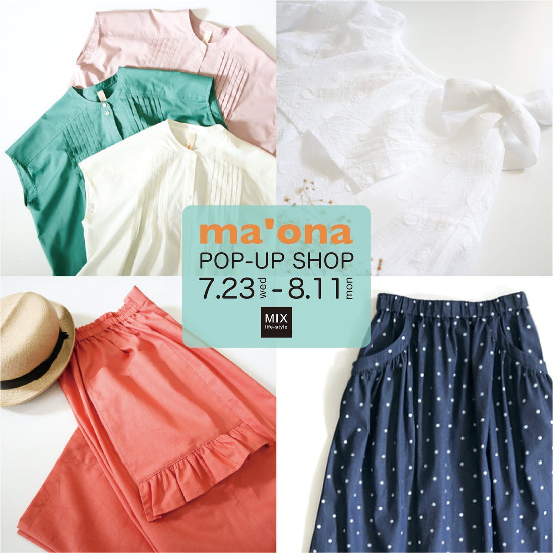 ma'ona POP-UP SHOP