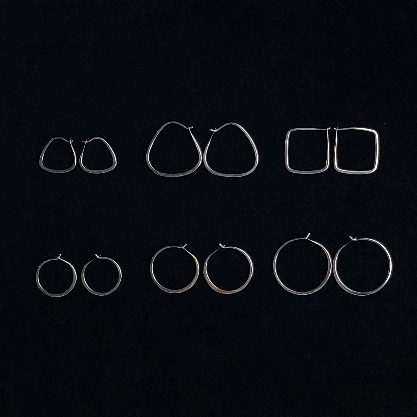 Melissa Joy Manning Sterling Silver  Small Round Hoops  | メリッサ・ジョイ・マニング スターリングシルバー スモール ラウンド フープ