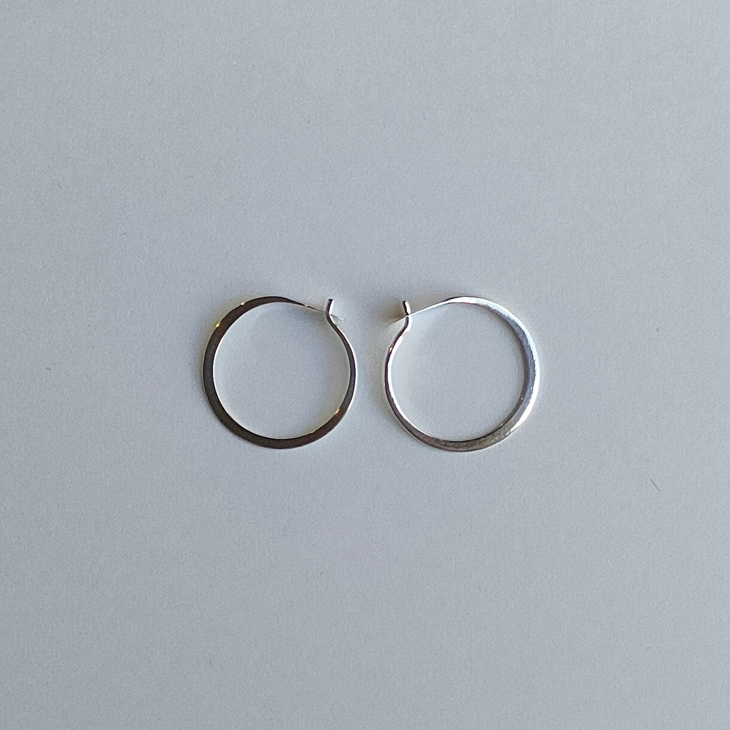 Melissa Joy Manning Sterling Silver  Small Round Hoops  | メリッサ・ジョイ・マニング スターリングシルバー スモール ラウンド フープ